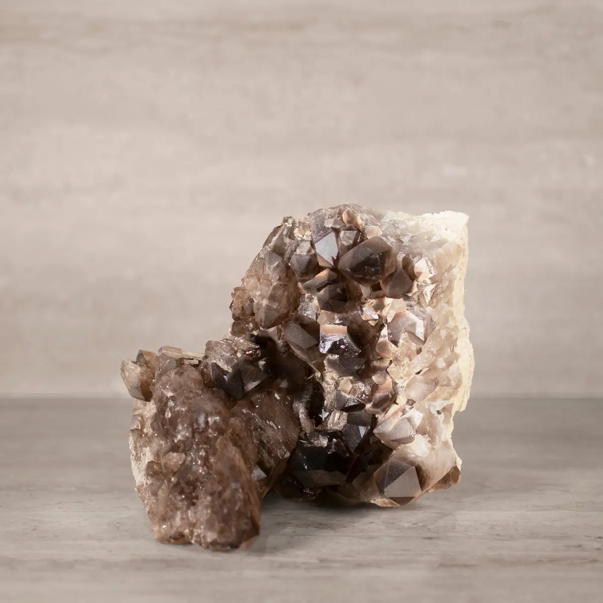 Smoky Quartz Cluster From Brazil - 8" / 8 Lbs 1