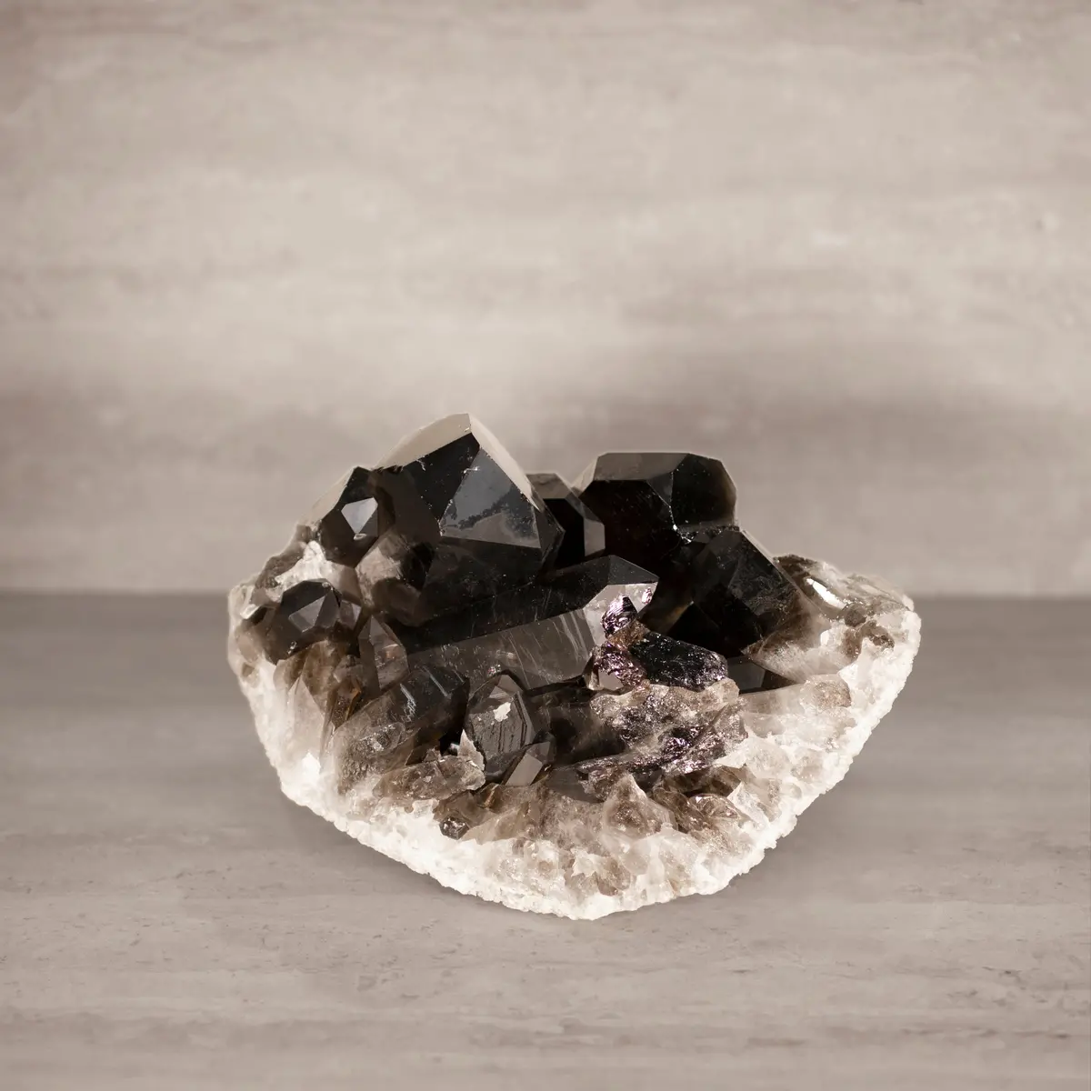 Smoky Quartz Cluster From Brazil - 9.5" / 10 Lbs 1