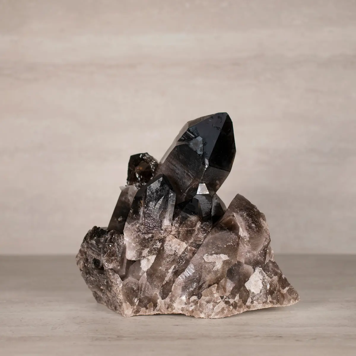 Smoky Quartz Cluster From Brazil - 9.5" / 11 Lbs 1