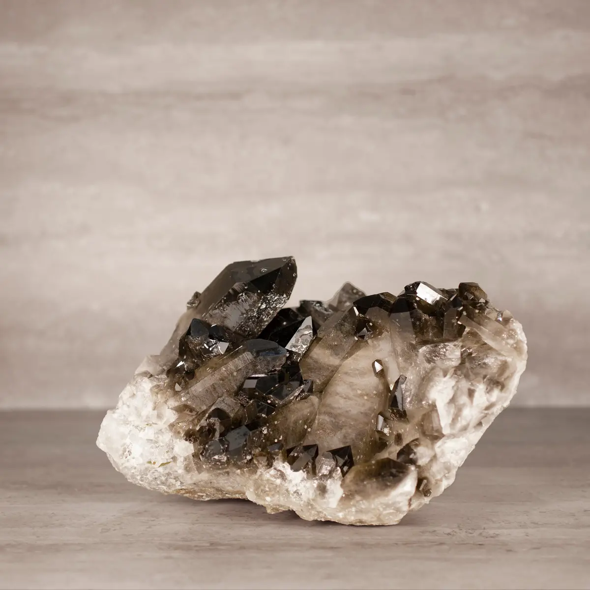Smoky Quartz Cluster From Brazil - 9.75" / 13 Lbs 1