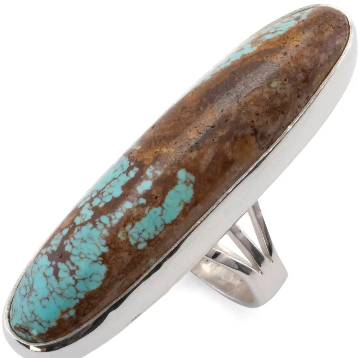 Kingman Turquoise Usa Handmade 925 Sterling Silver Ring 1