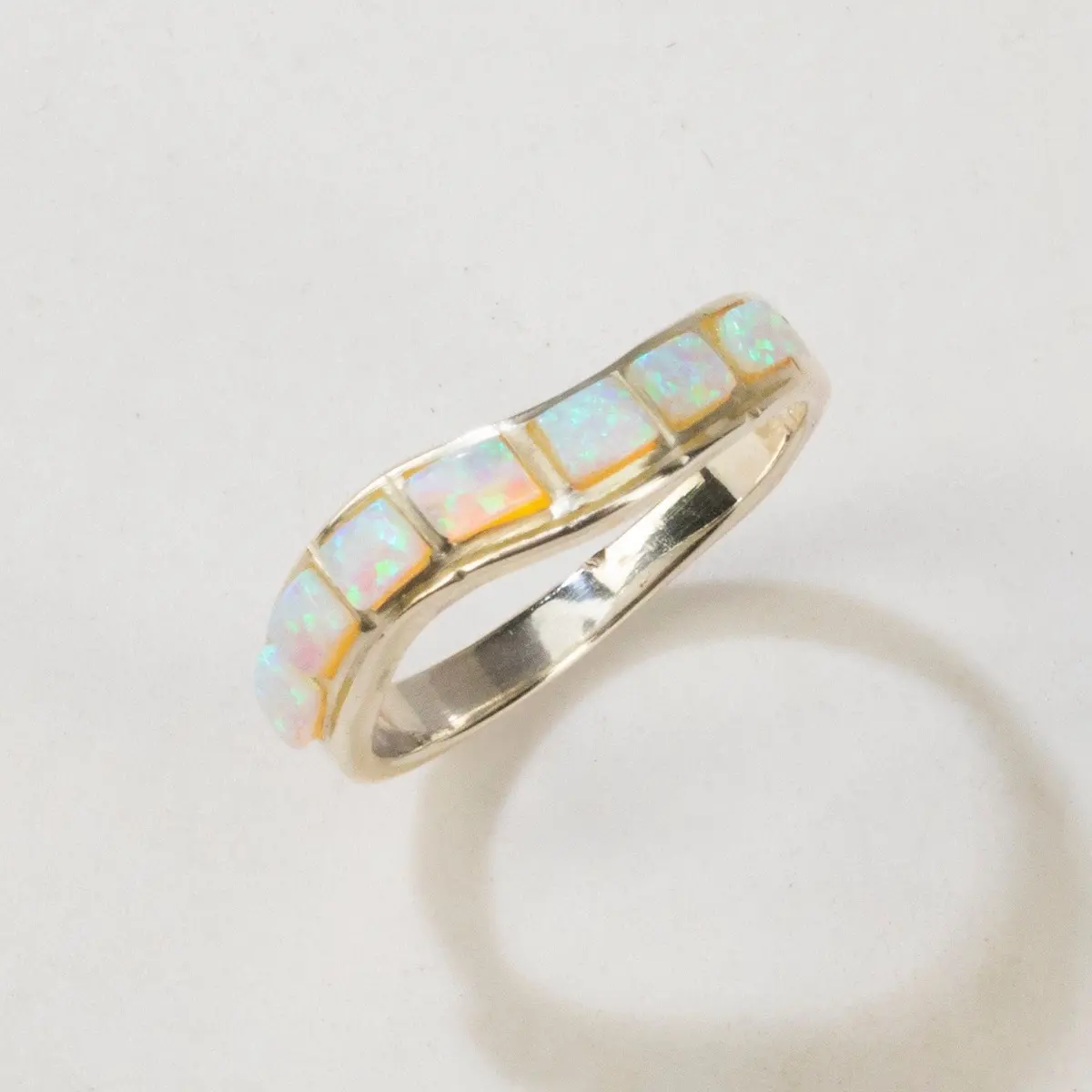Opal 925 Sterling Silver Ring Handmade 1