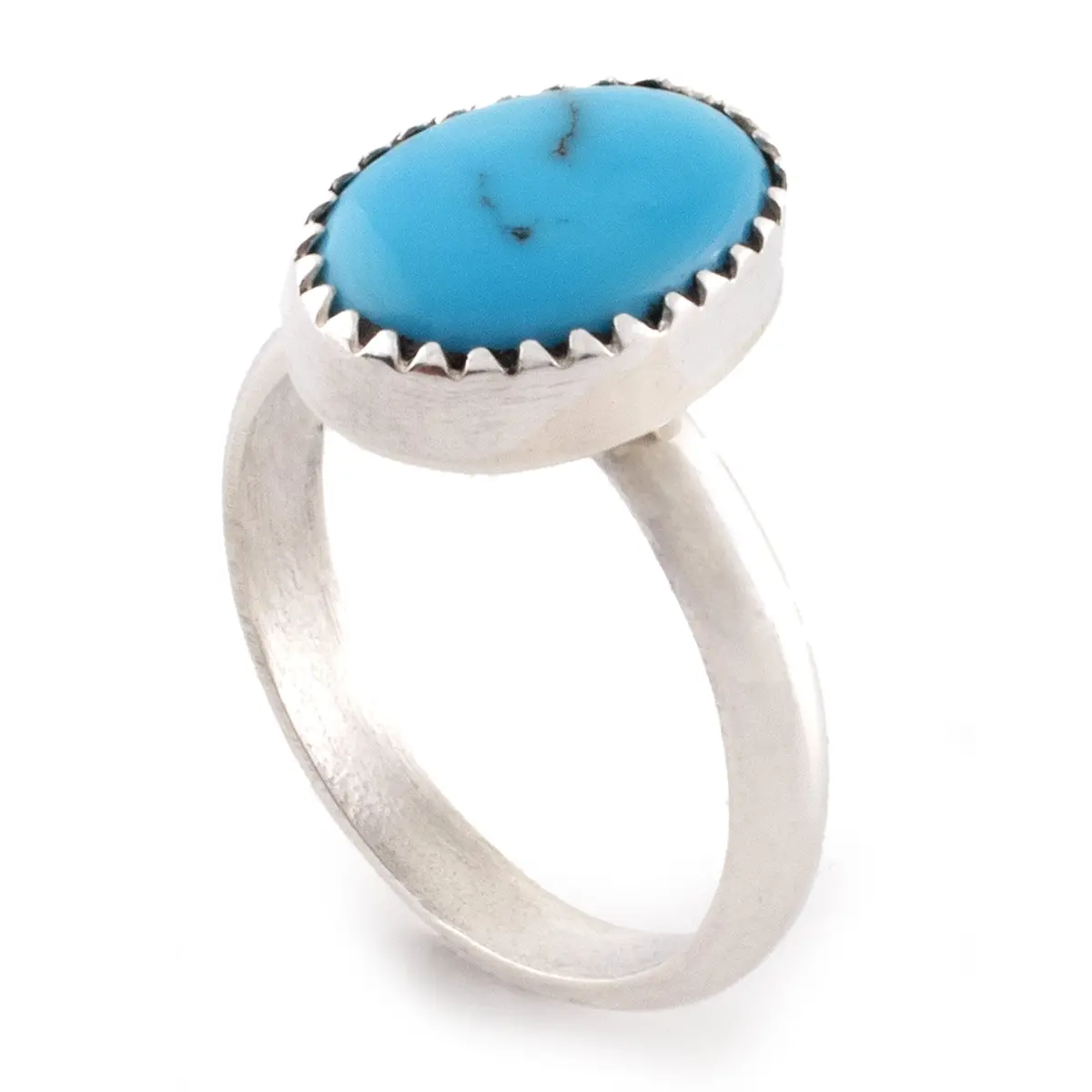 Sleeping Beauty Turquoise 925 Sterling Silver Ring Usa Handmade 1