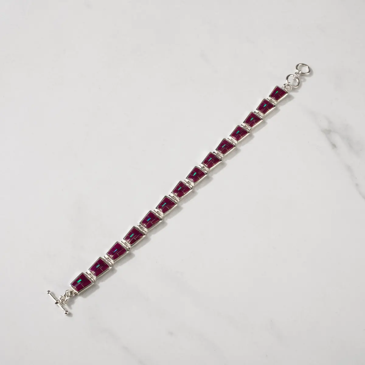 Sugilite 925 Sterling Silver Usa Handmade Bracelet With Opal Accent 1