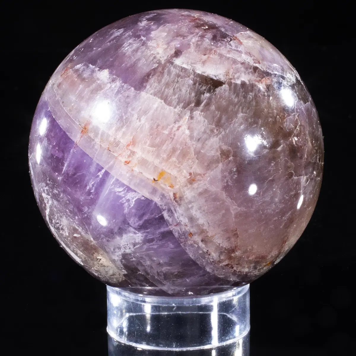 Super 7 Sphere Carving 2.5" / 350 Grams 1