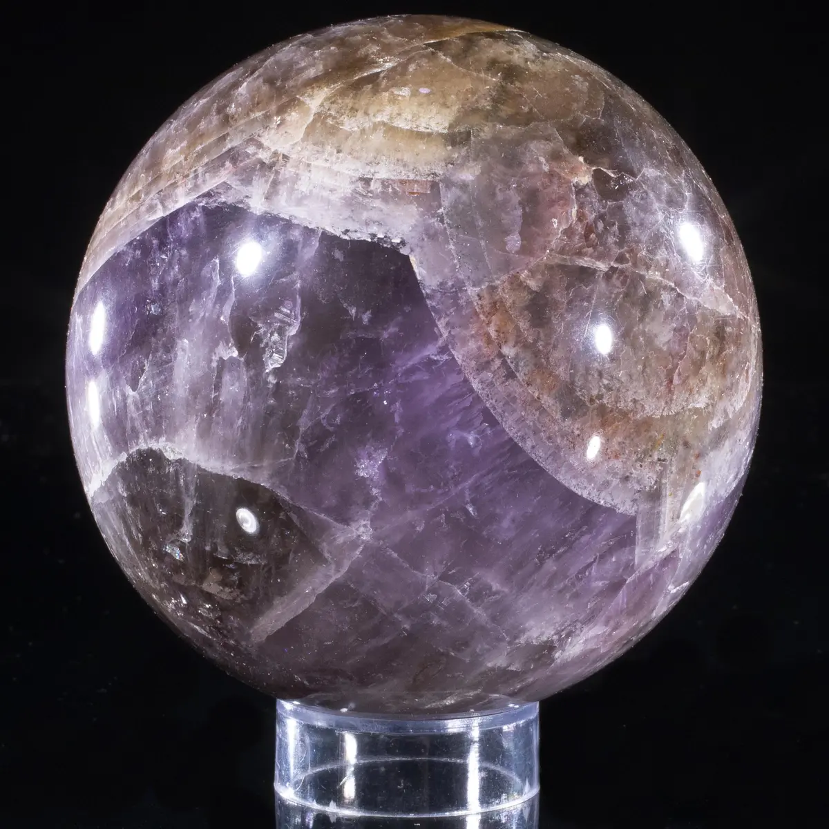 Super 7 Sphere Carving 3.25" / 800 Grams 1