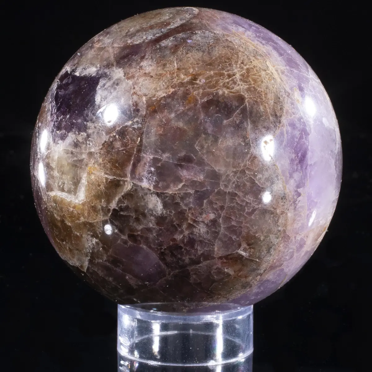 Super 7 Sphere Carving 3" / 600 Grams 1