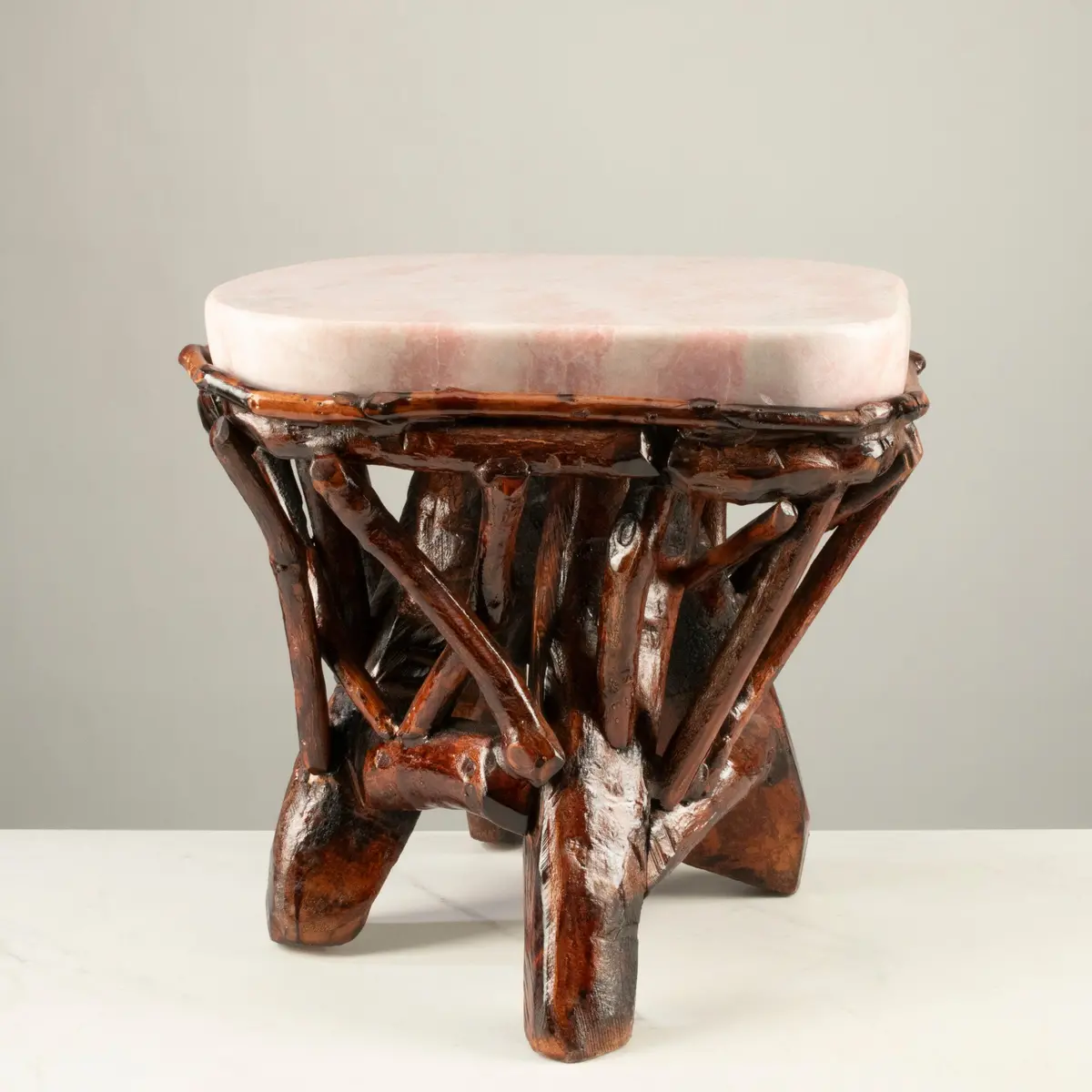 Pink Opal Side Table 14" 1