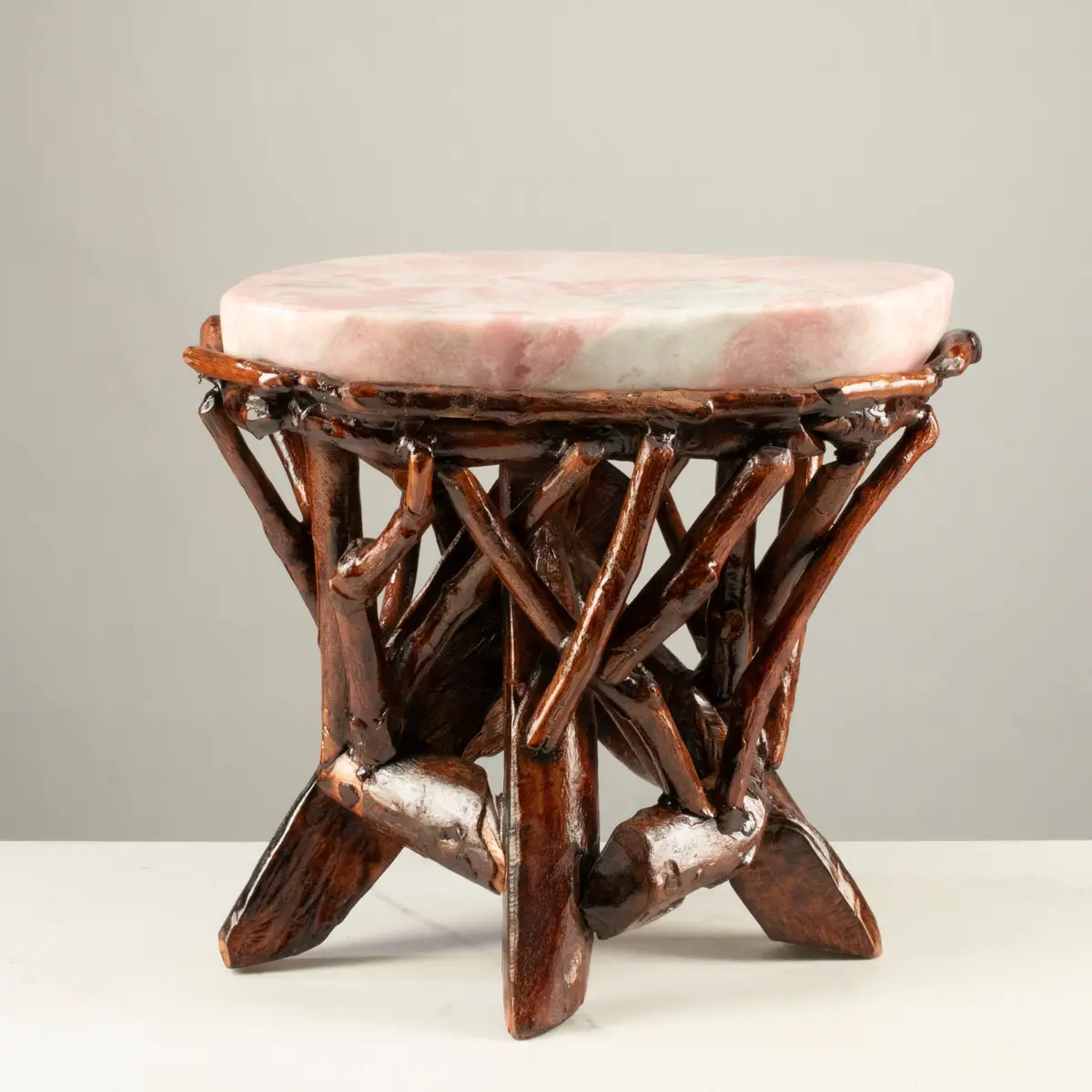Pink Opal Side Table 15" 1