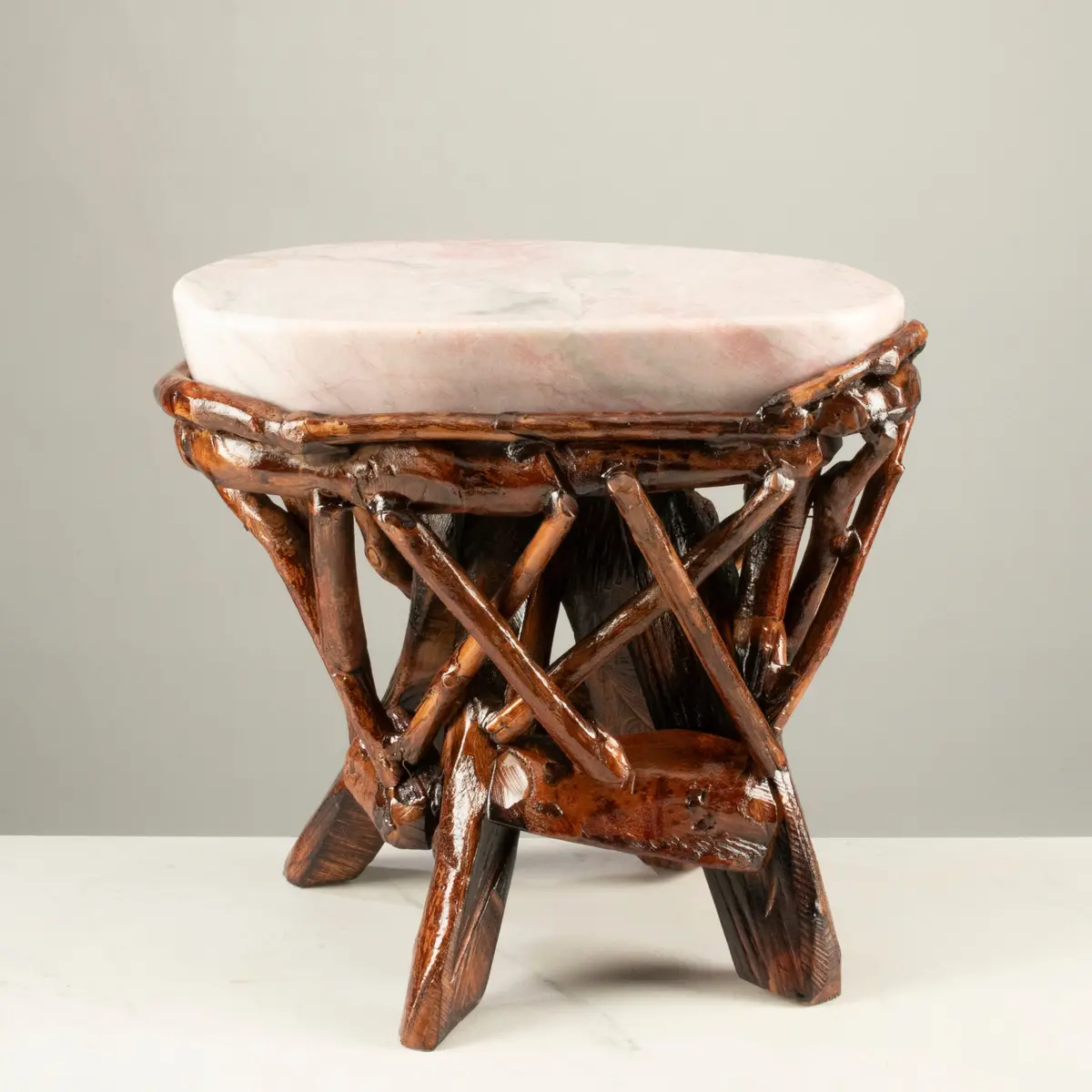Pink Opal Side Table 15" 1