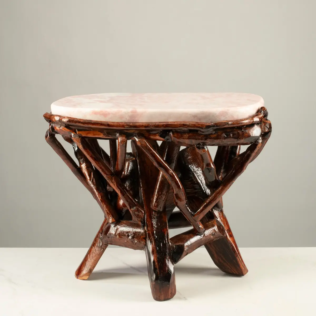 Pink Opal Side Table 15" 1