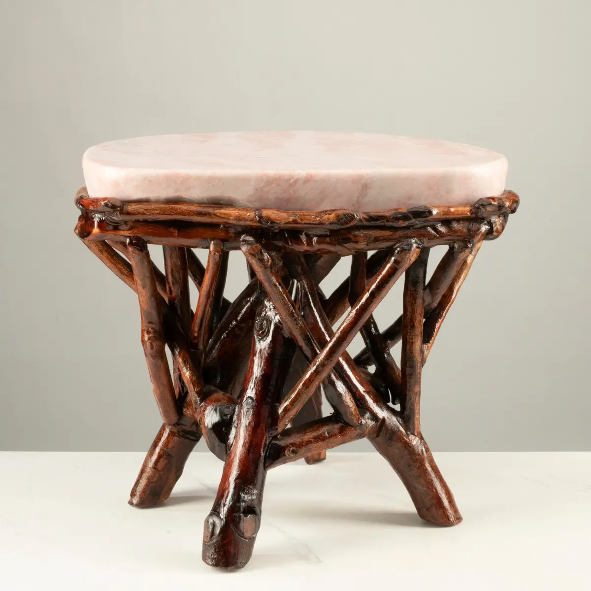 Pink Opal Side Table 16" 1