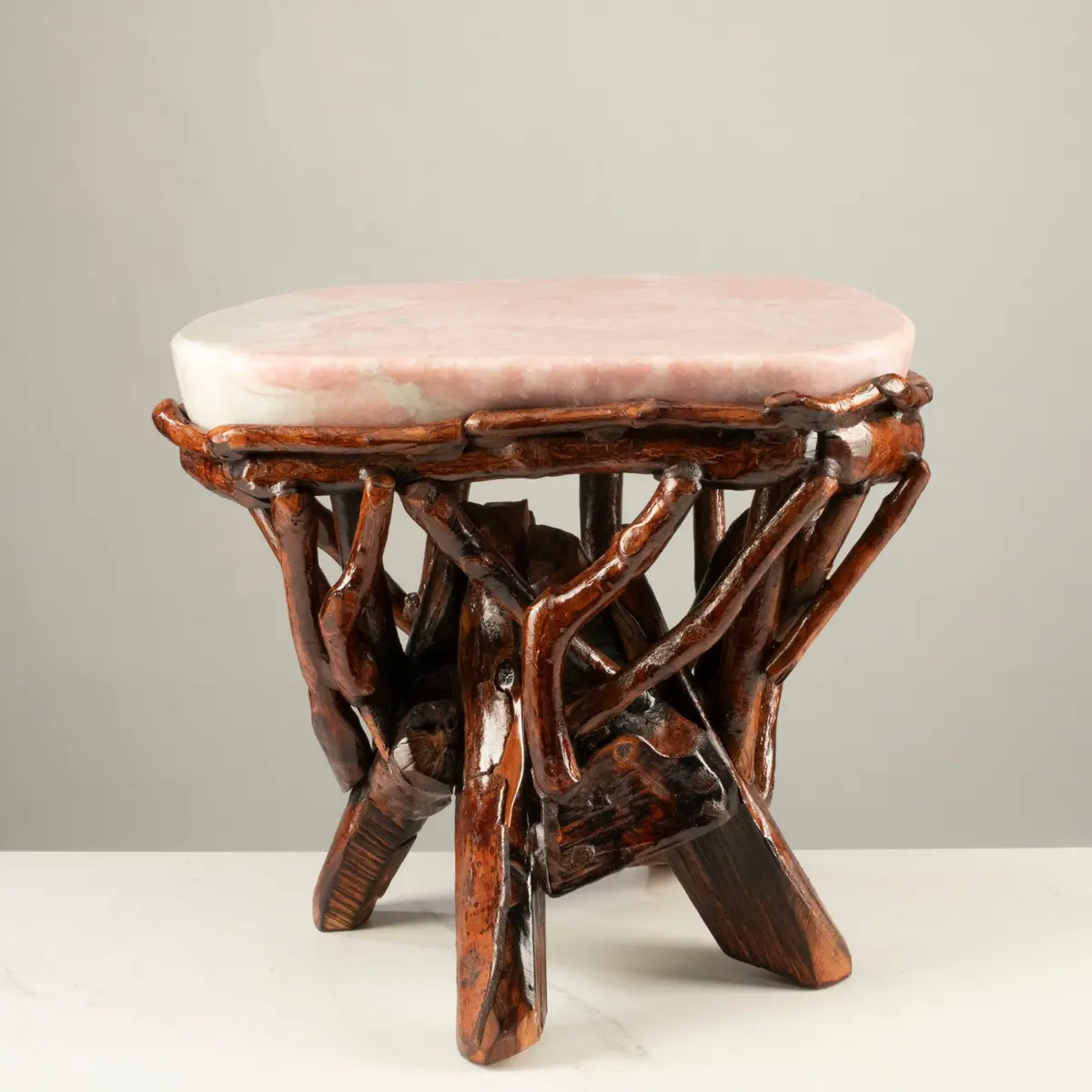 Pink Opal Side Table 16" 1