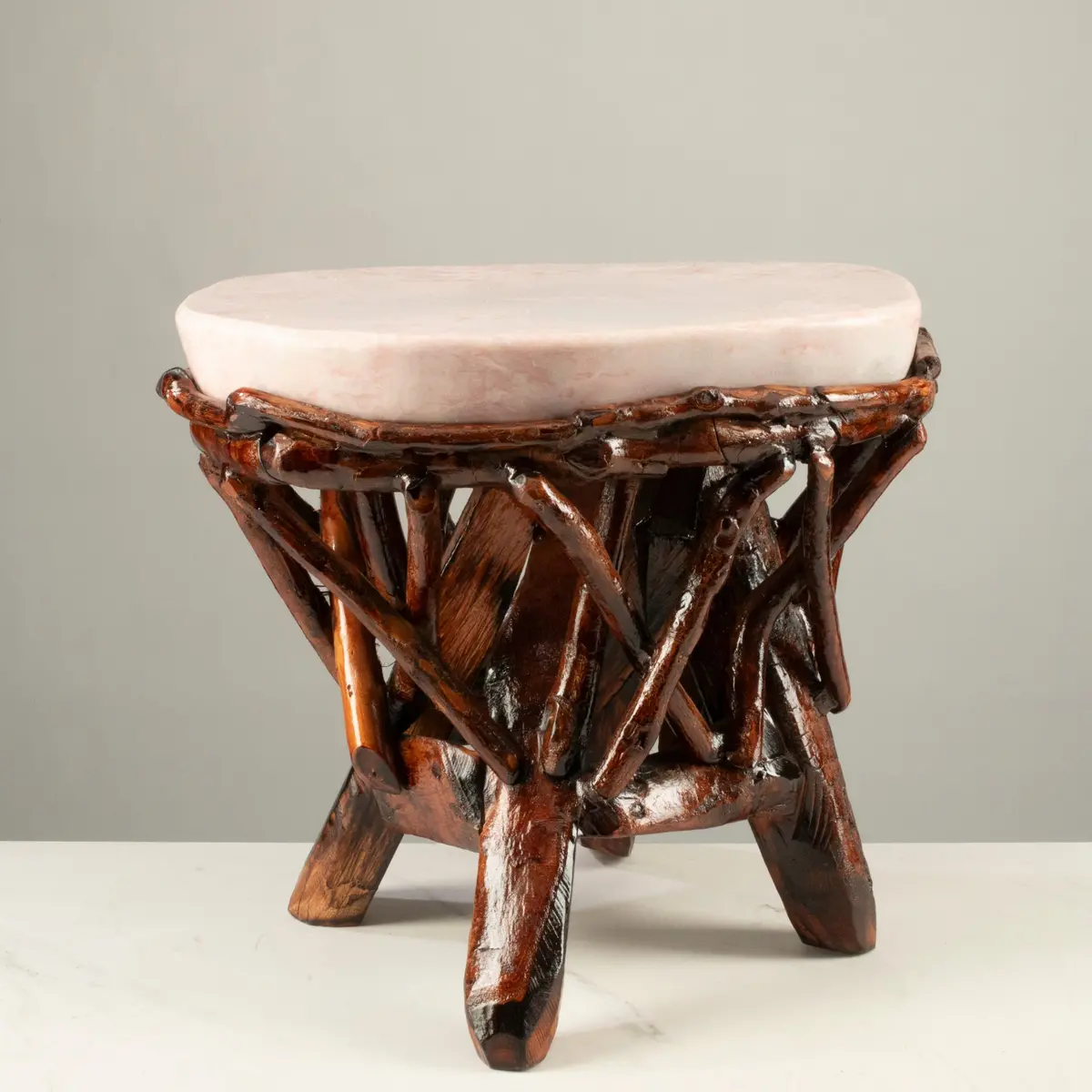Pink Opal Side Table 17" 1