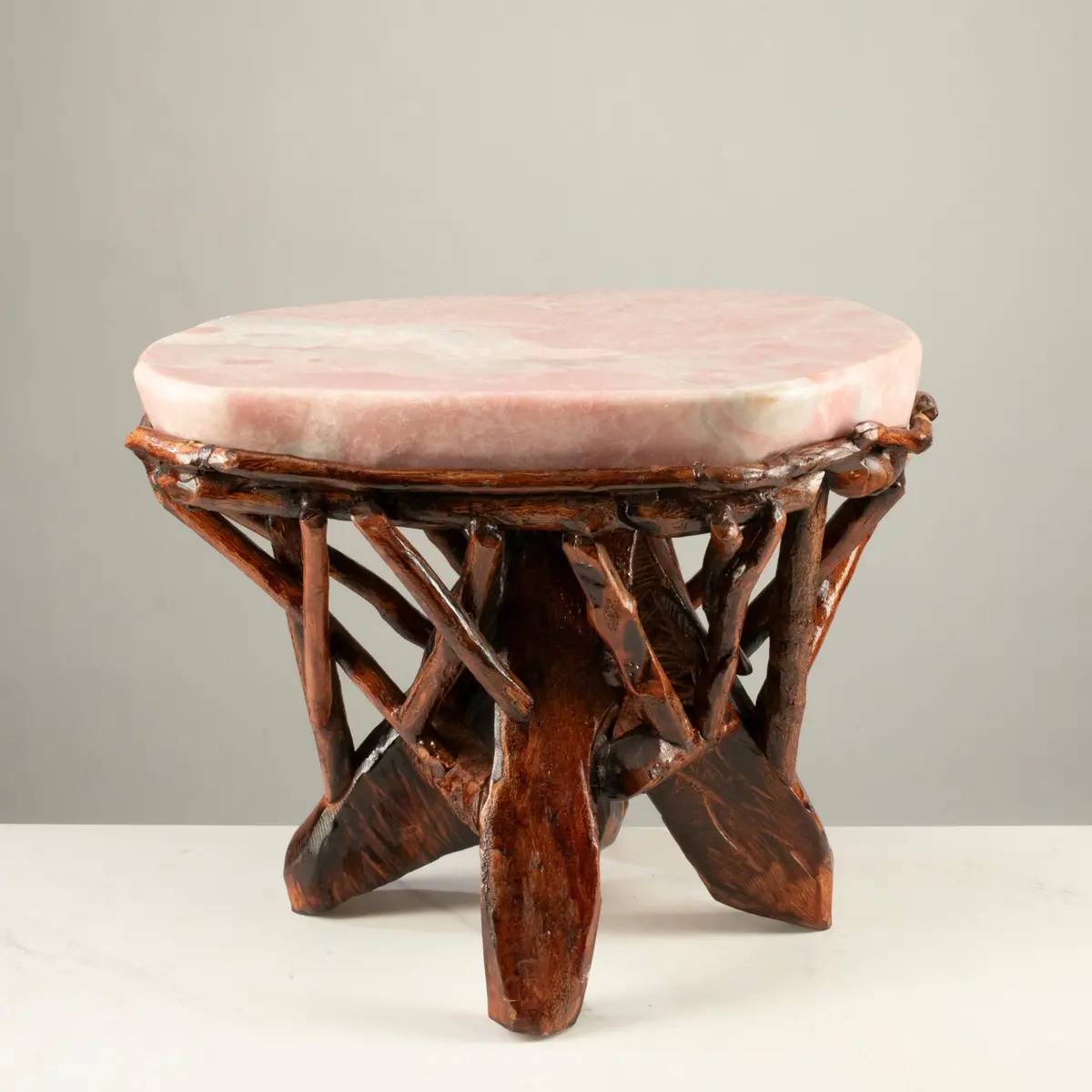 Pink Opal Side Table 18" 1