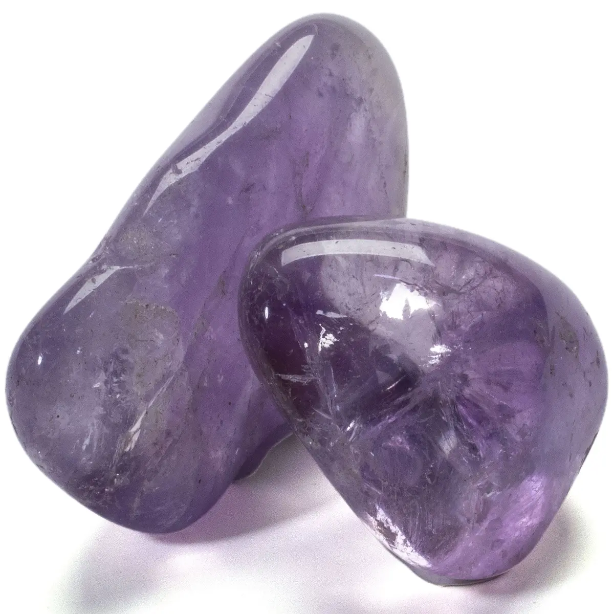 Tumbled Large Gemmy Amethyst Crystals 1