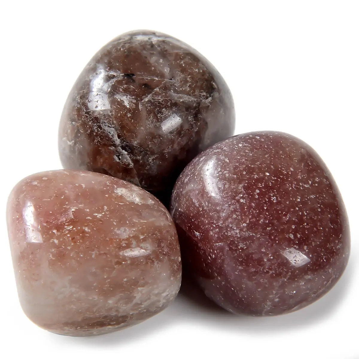 Natural Strawberry Quartz Tumbled Stone 1