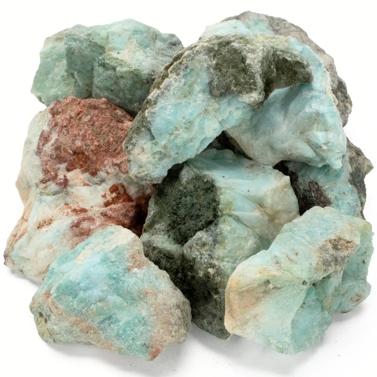 Rough Larimar (10 Stone Bundle) 1