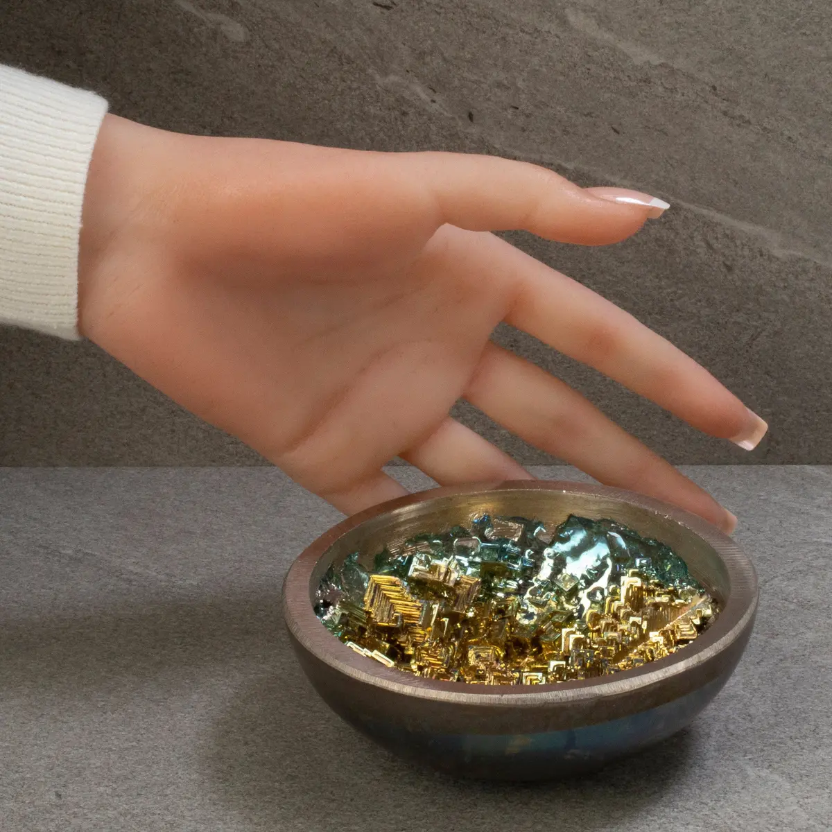 Yellow Bismuth Ore Bowl - 4" 1