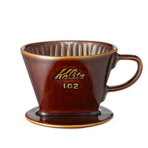 Kalita Style 102 Ceramic Coffee Dripper - Brown 1