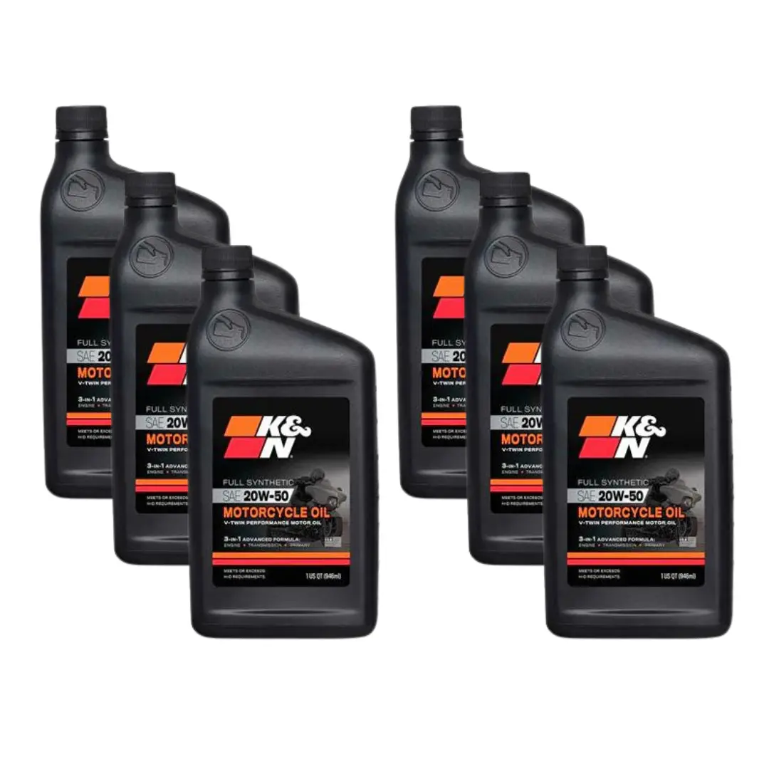 108063 Lubricante K&N 20W50 Para Motos Y Atv (Caja Con 6 Unds) 1