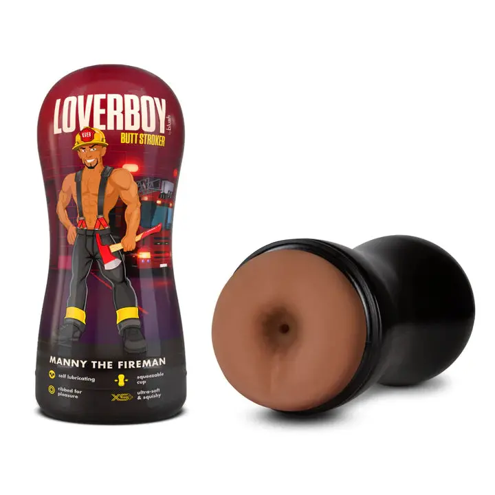 Loverboy Manny The Fireman Self Lubricating Realistic Tan Masturbator / Stroker 1