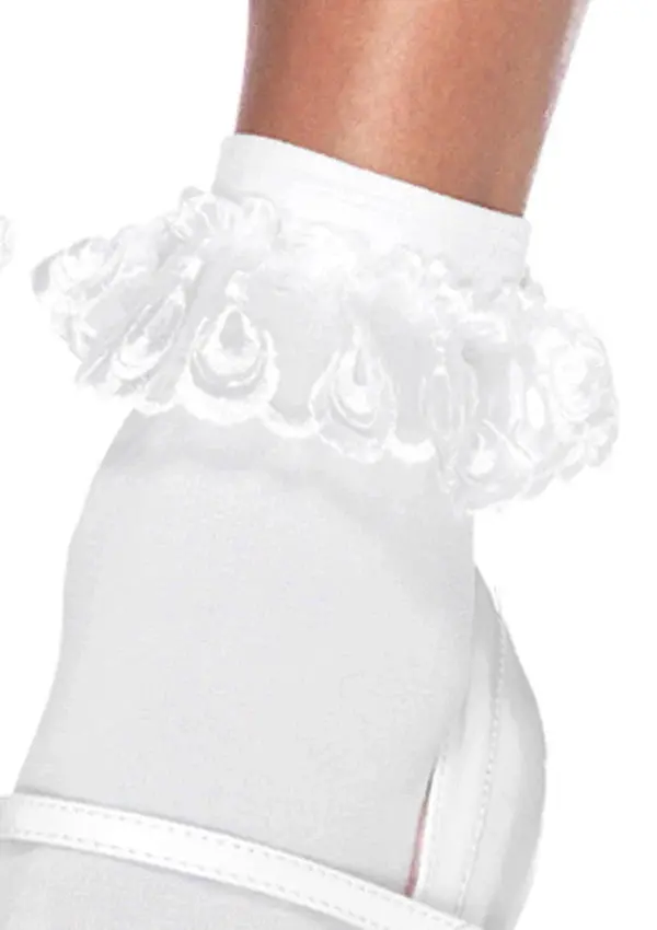 Diem Lace Ruffle Anklet Socks 1