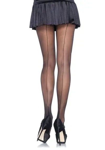 Nyx Sheer Cuban Heel Pantyhose 1