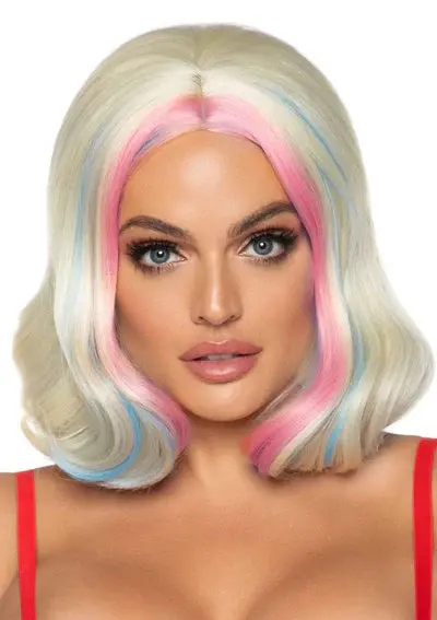 14" Money Piece Highlights Bob Wig 1