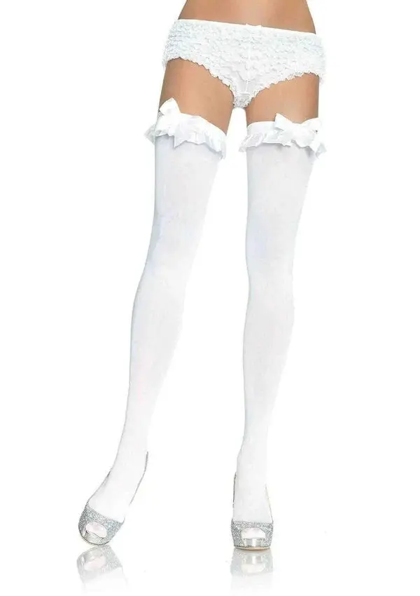 Devi Stockings With Ruffle Bow 1