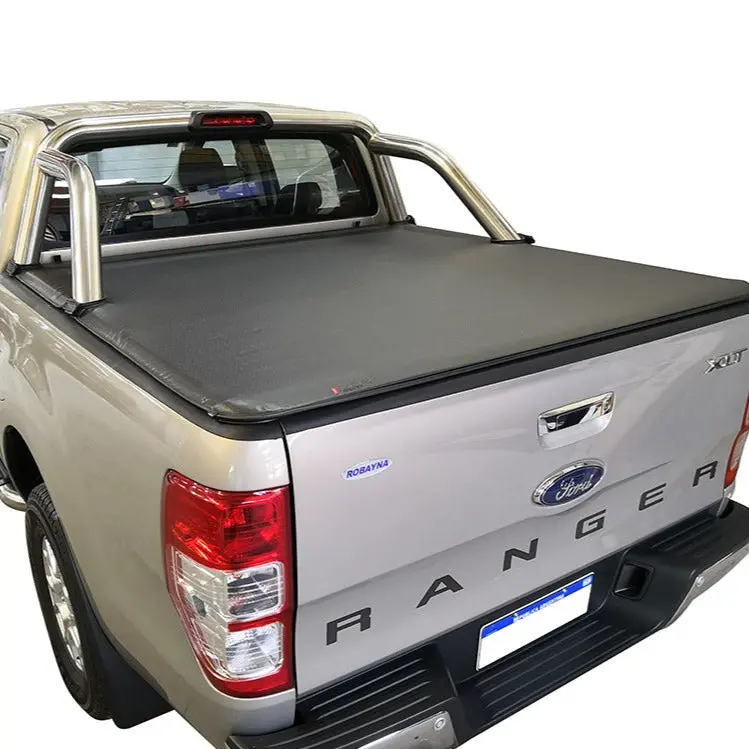 Ex177ff Lona Enrollable Para Ford Ranger Xlt Con Barra Antivuelco 2016+ 1