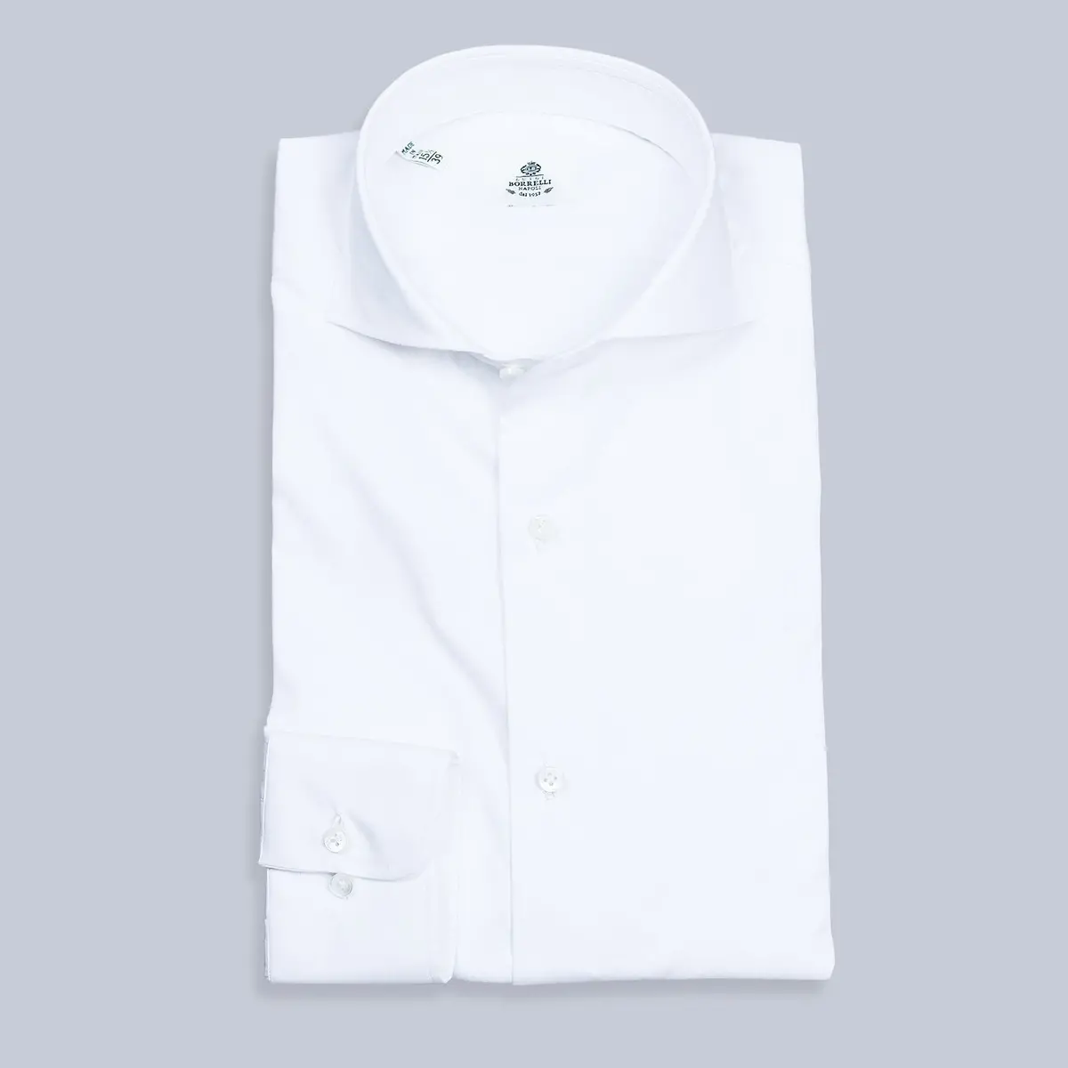 White Twill Cutaway Shirt 1