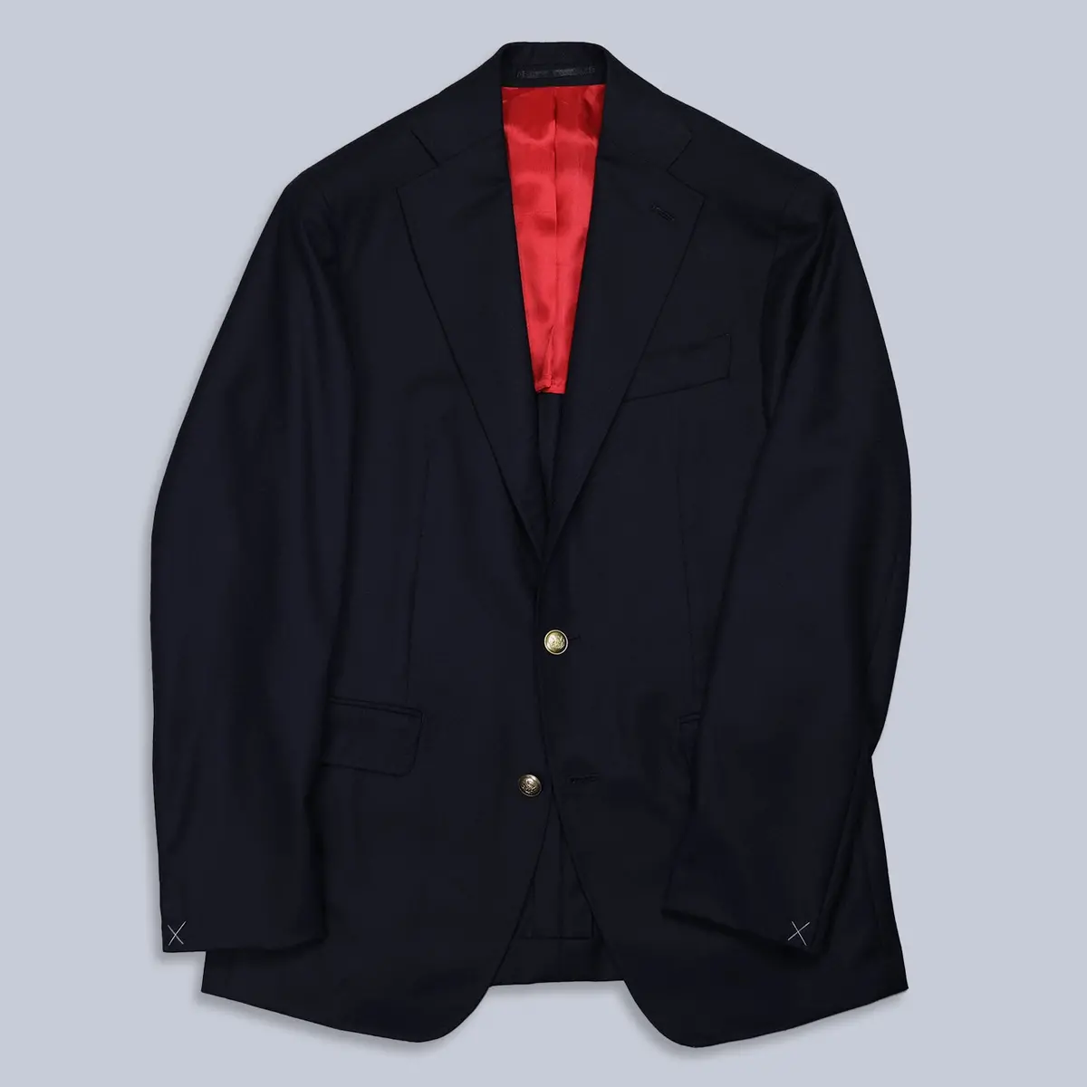 75Th Anniversary Navy Wool Flannel Club Blazer 1