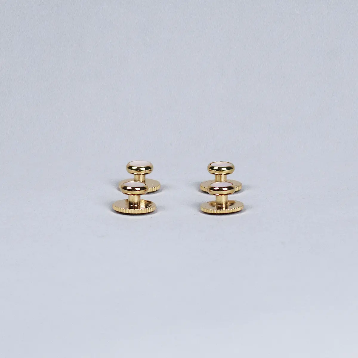 Gold Plated Mother Of Pearl Shirt Studs 1