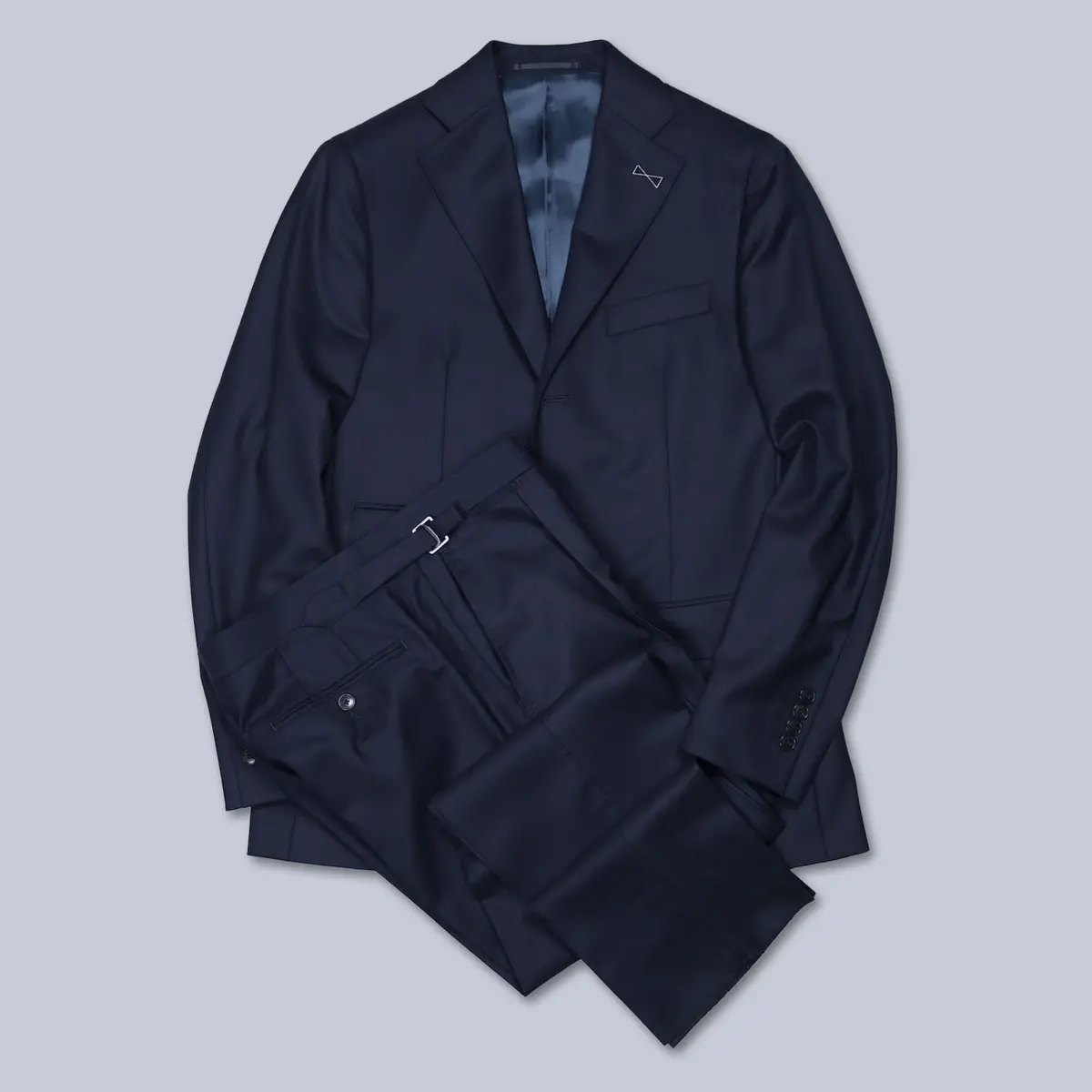 Navy Classic Wool Suit 1