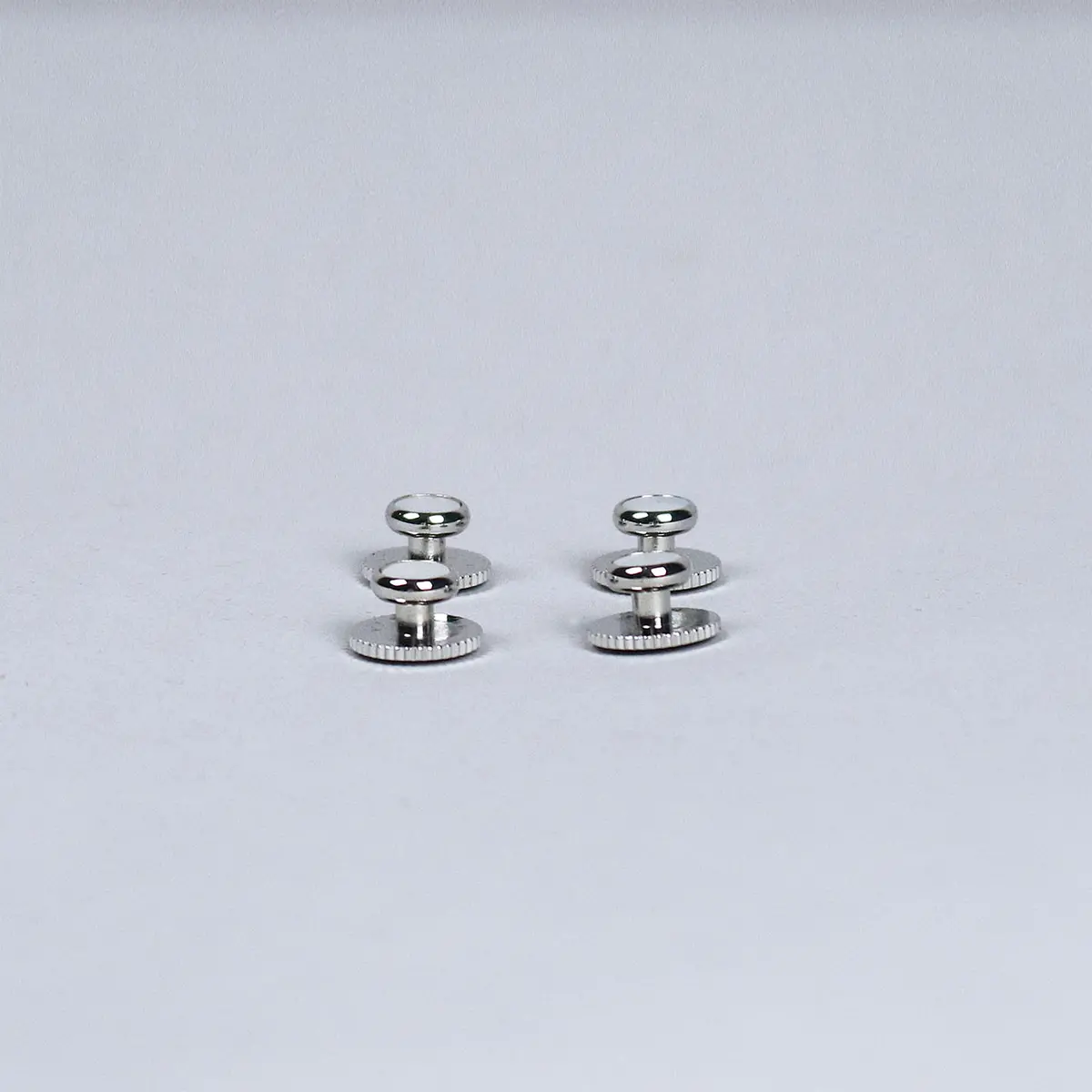Silver Plated Mother Of Pearl Shirt Studs 1