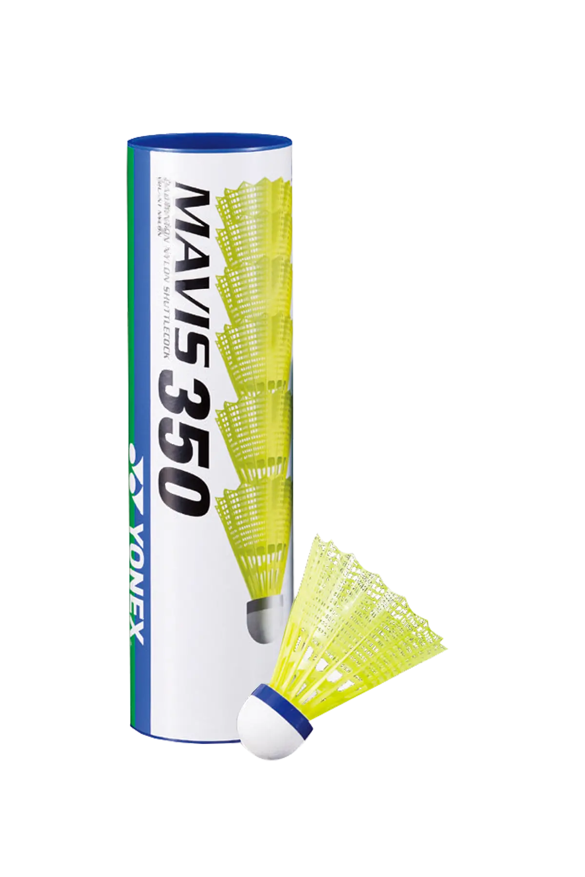 Yonex Mavis 350 Nylon Shuttlecock (Yellow) 1