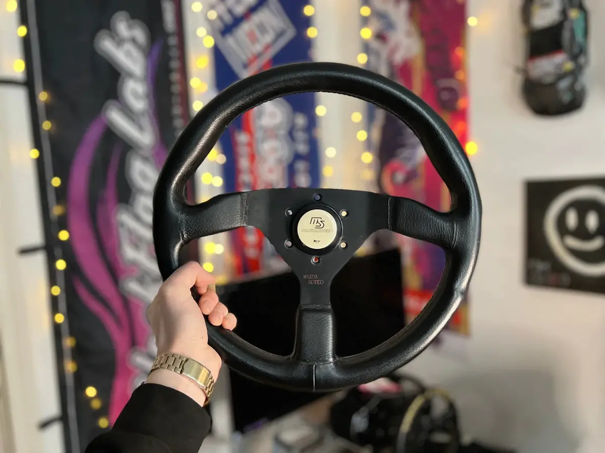 Mazdaspeed Leather Steering Wheel 1