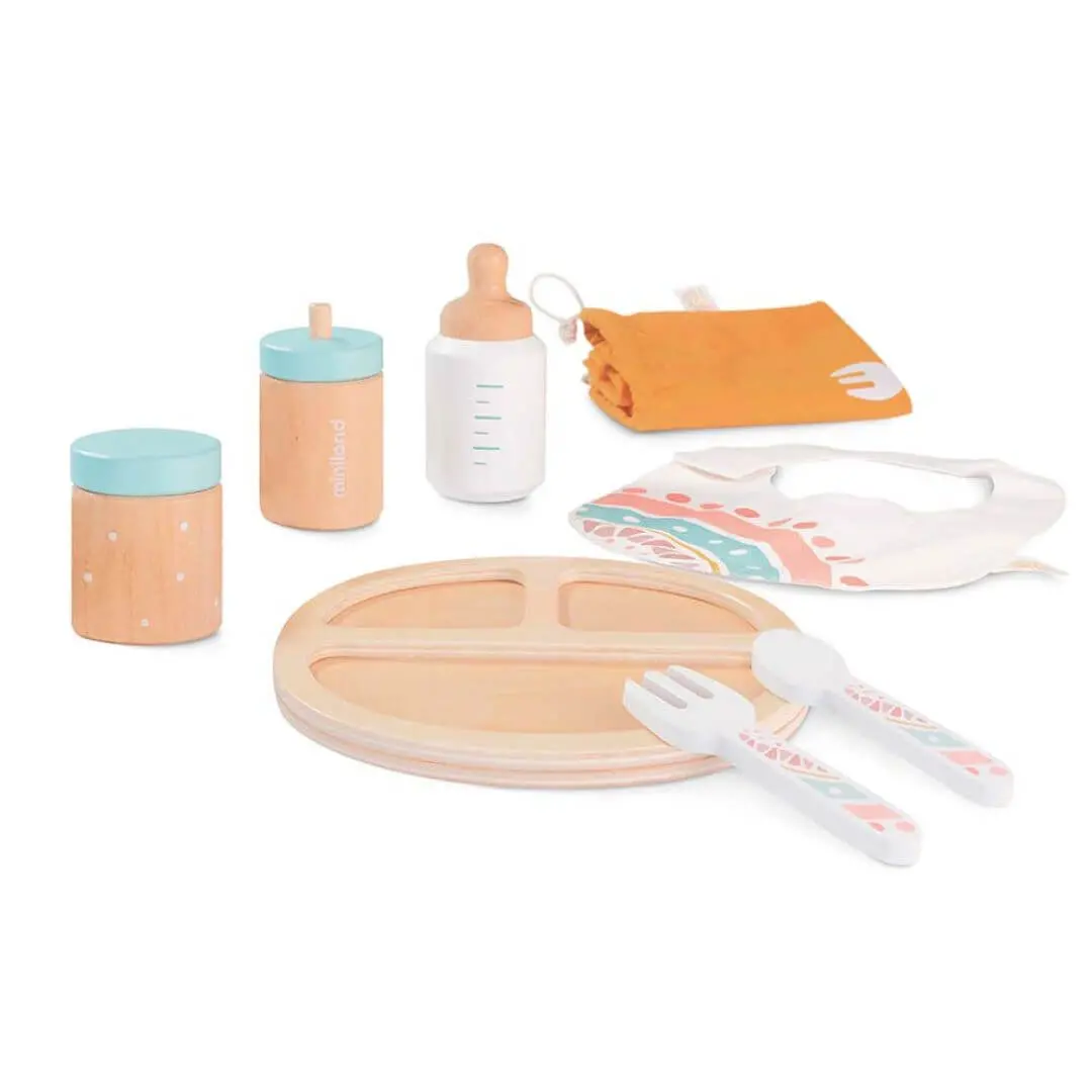 Wooden Doll Feeding Set 1