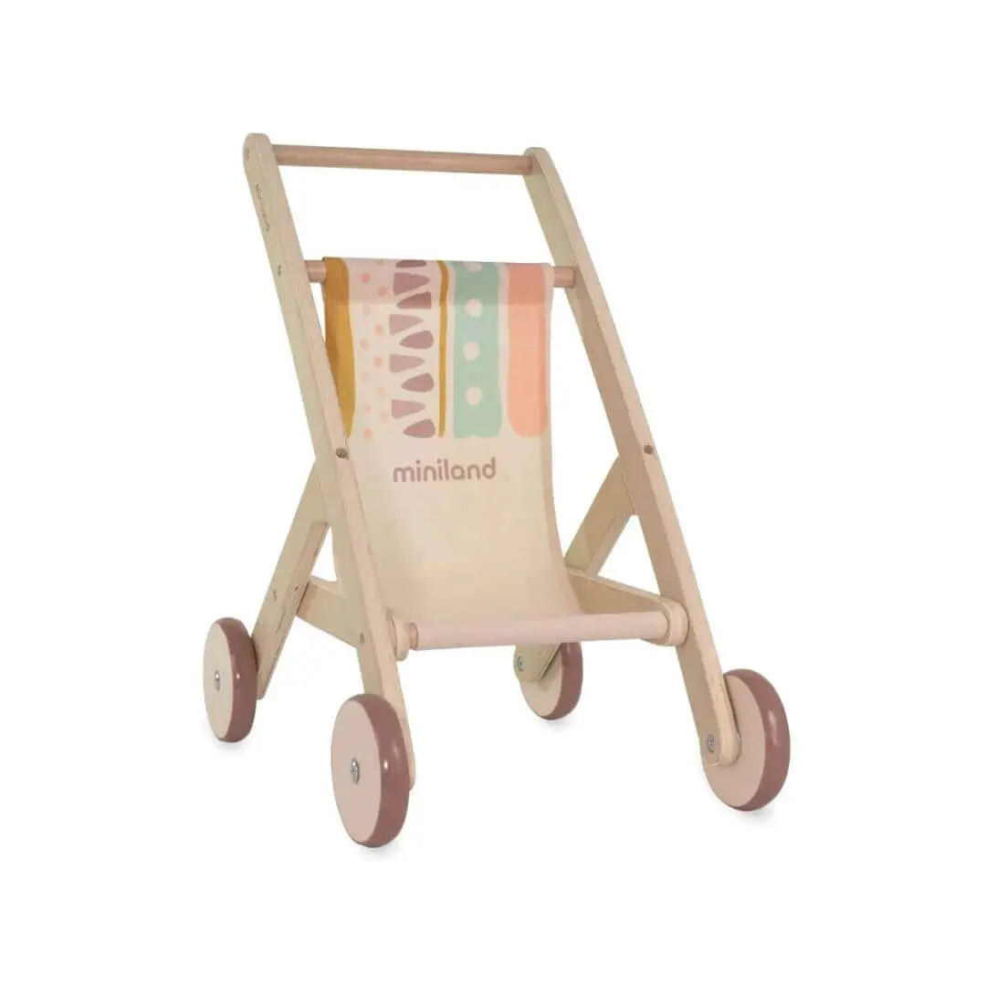 Wooden Doll Stroller 1