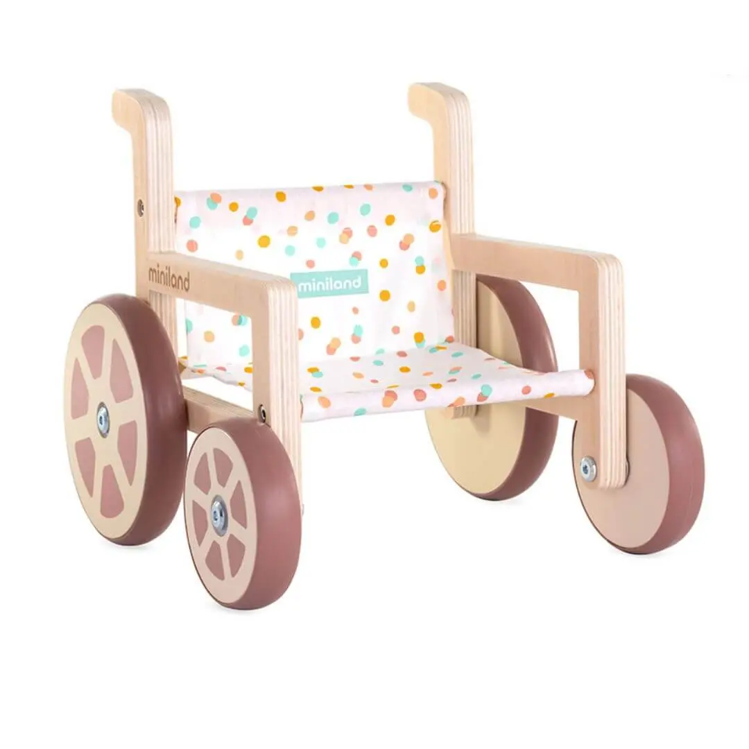 Wooden Doll Wheelchair 1