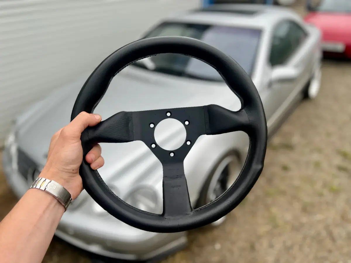 Momo Monte Carlo Techart V32 Leather Steering Wheel 1