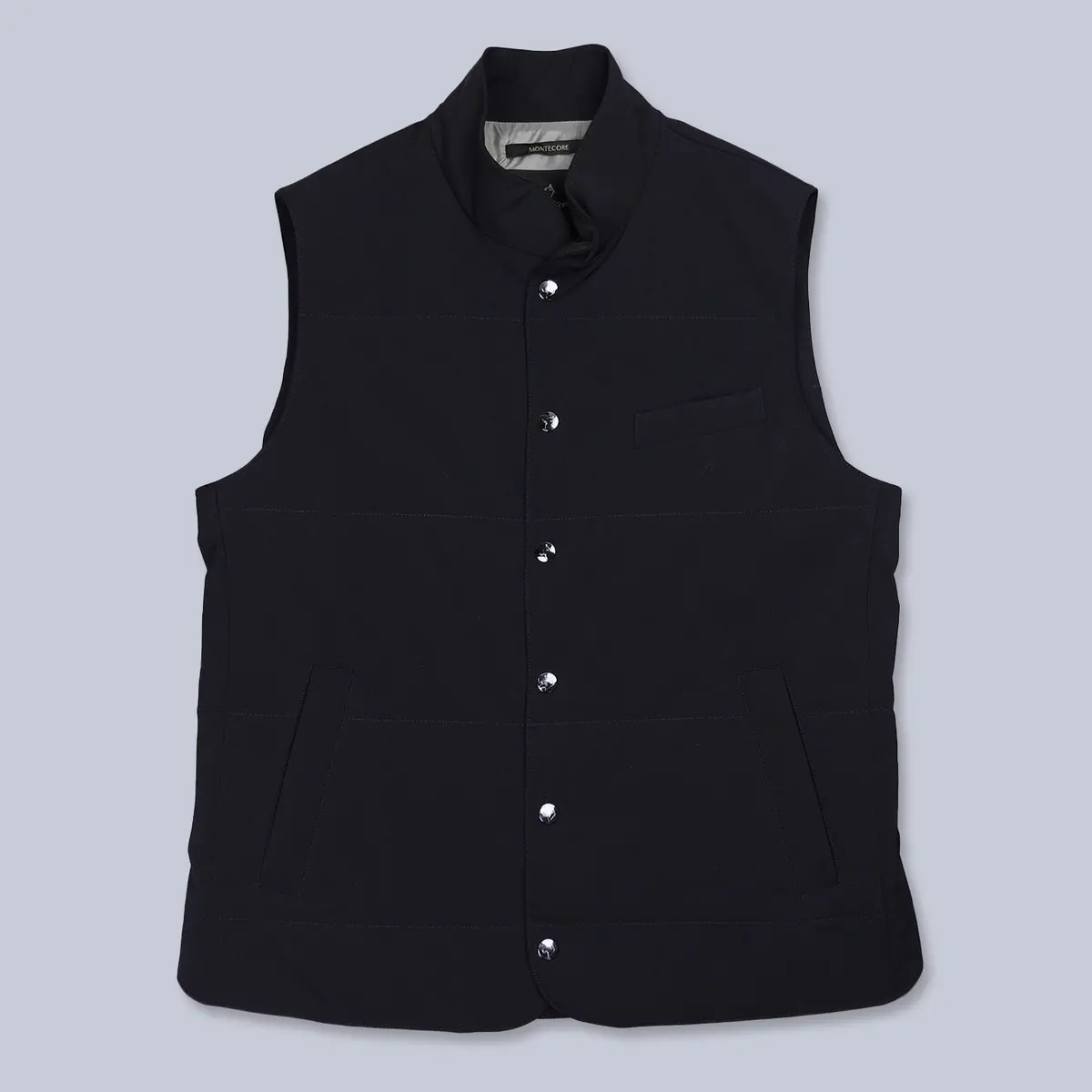 Midnight Blue Lightweight Quilted Gilet 1