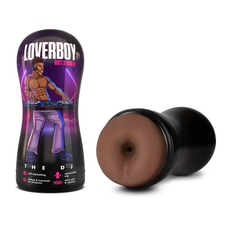 Loverboy The Dj Self Lubricating Realistic Brown Masturbator / Stroker 1
