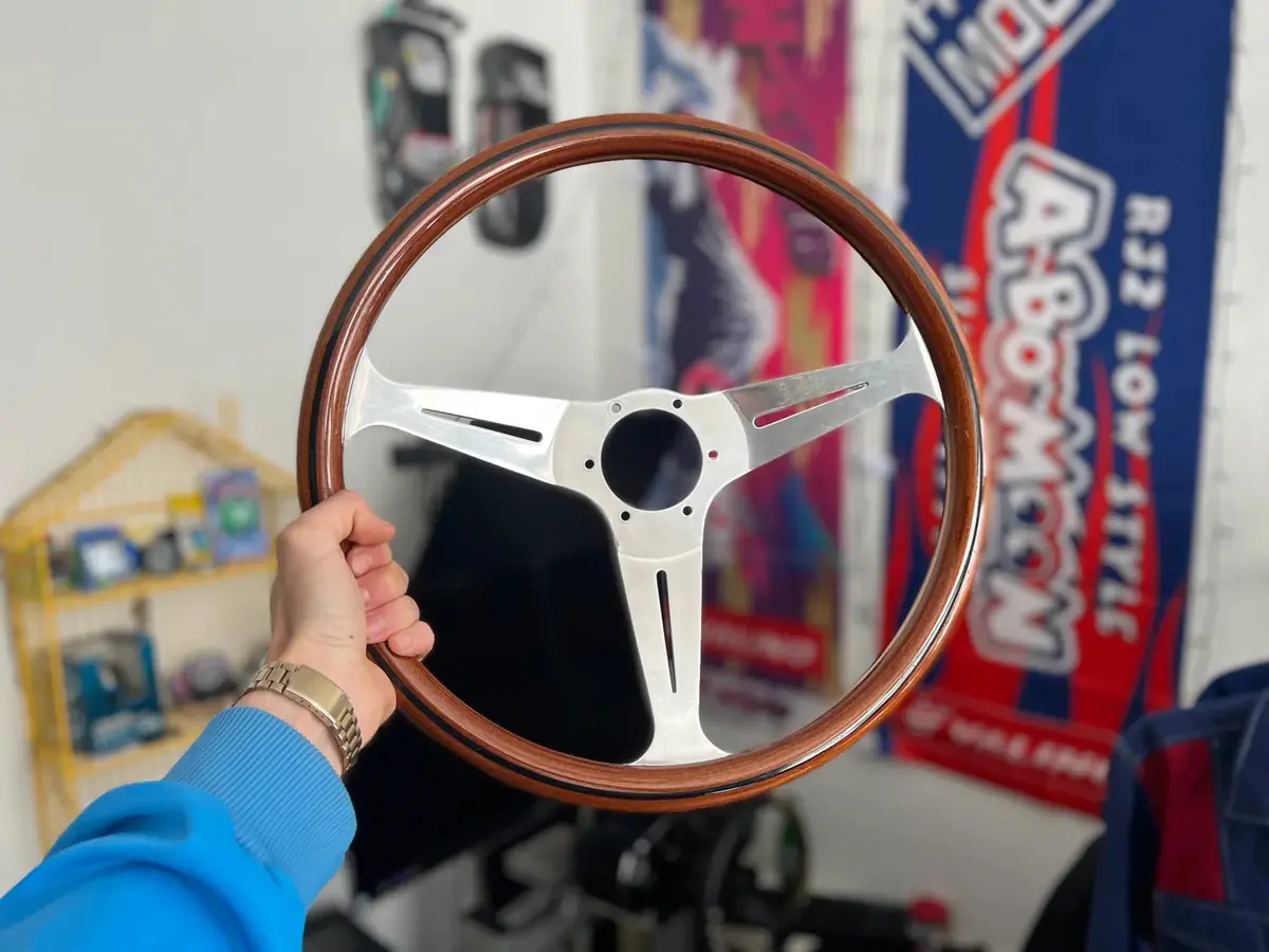 Nardi Classic Wood 390Mm Steering Wheel 1