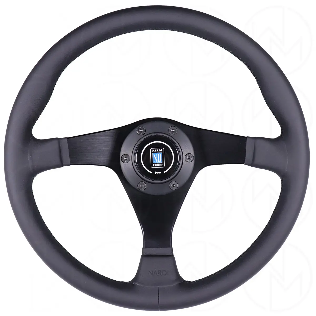 Nardi Gara Steering Wheel - 350Mm Leather W/Black Stitch 1