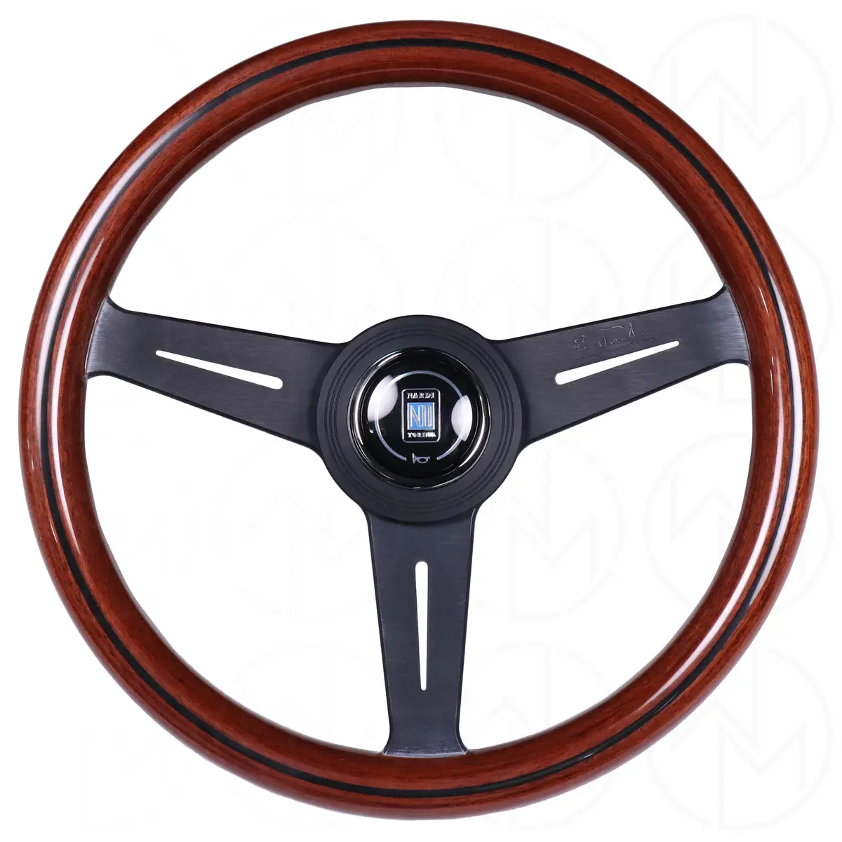 Nardi Classic Wood Steering Wheel - 340Mm Black Spokes 1