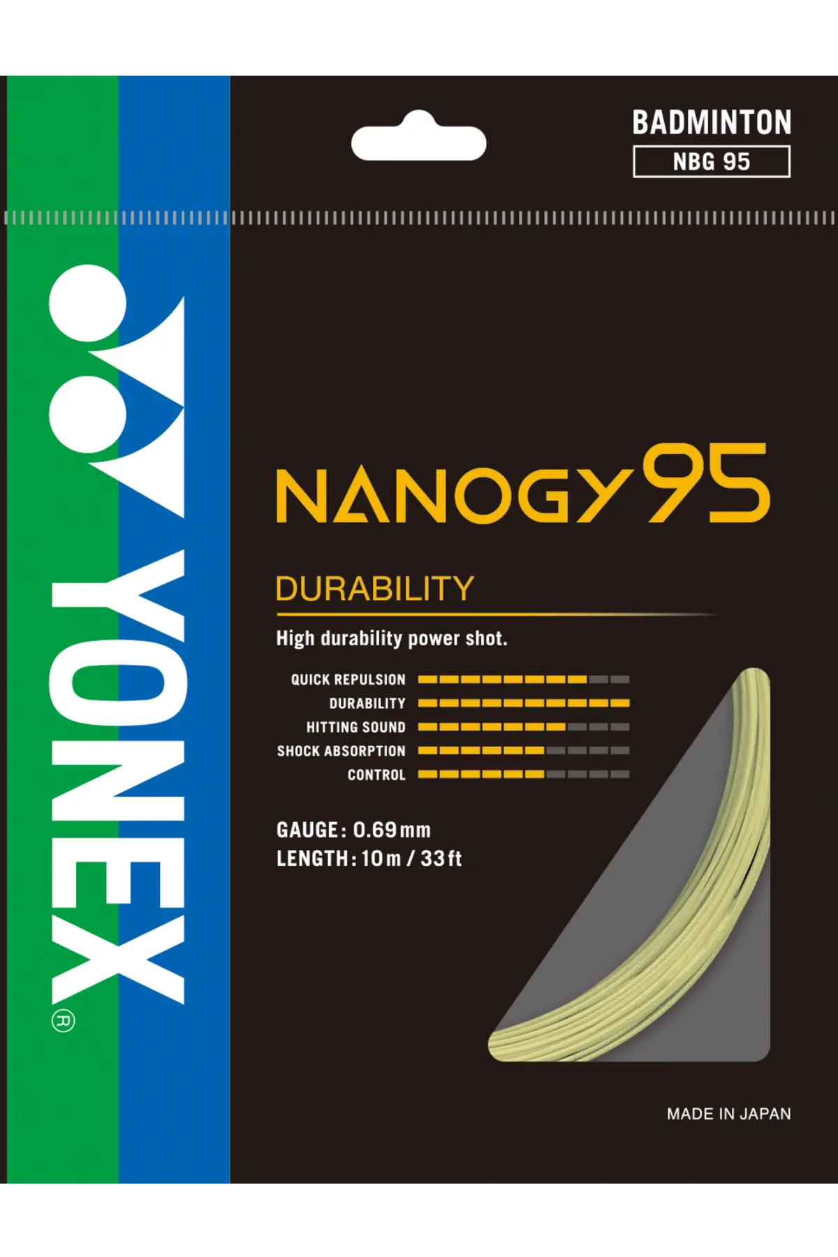 Yonex Nanogy 95 Badminton String Set (10M) 1