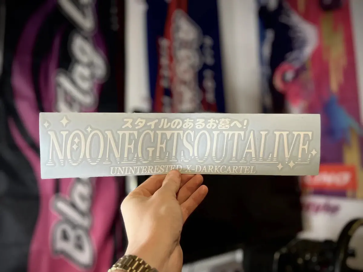 Noonegetsoutalive Die Cut - Dark Cartel Collab 1
