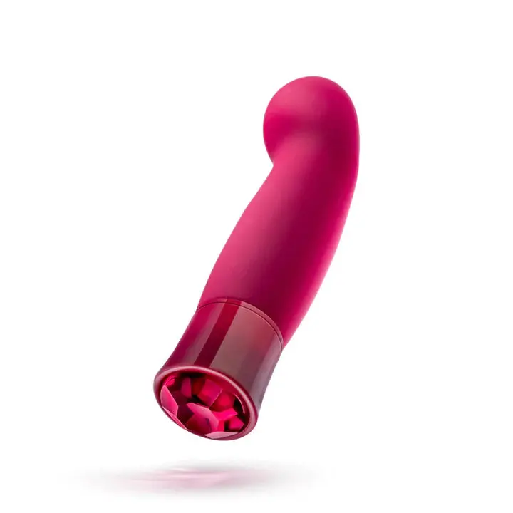 Oh My Gem Classy 5 Inch Warming G-Spot Vibrator In Garnet 1